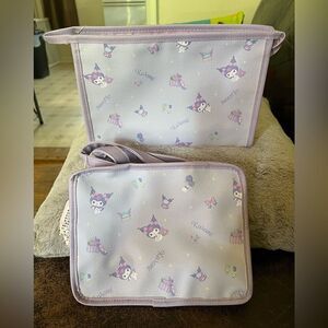 Sanrio Japan Kuromi Travel Bag Set